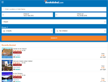 Tablet Screenshot of bookdubai.com